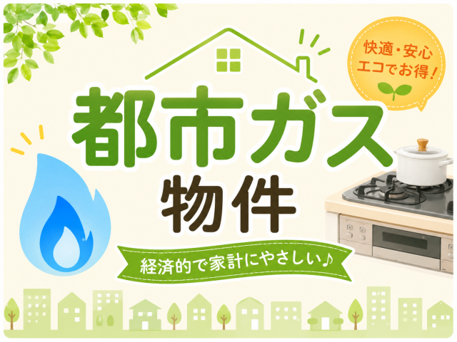 都市ガス物件